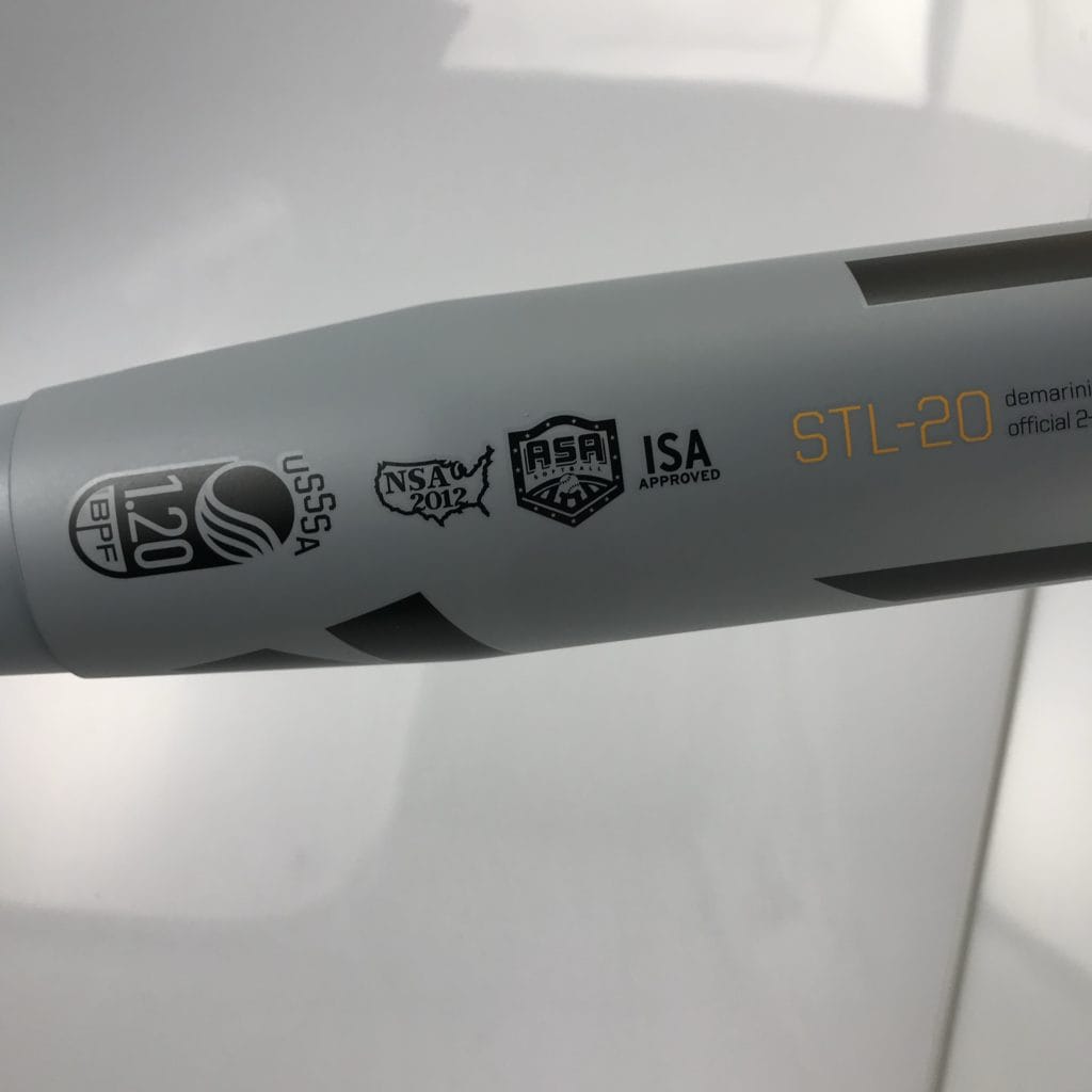 2020 DeMarini Steel ASA USSA NSF ISA Stamps